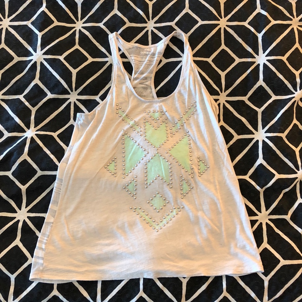 Express Southwest Beaded tank top